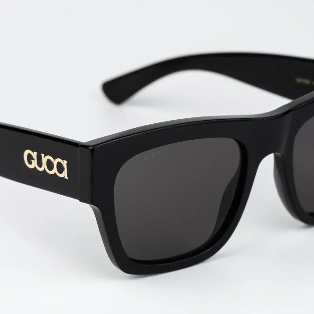 Gucci Men Sunglasses Black Grey Square GG1793S 001 NEW AUTHENTIC